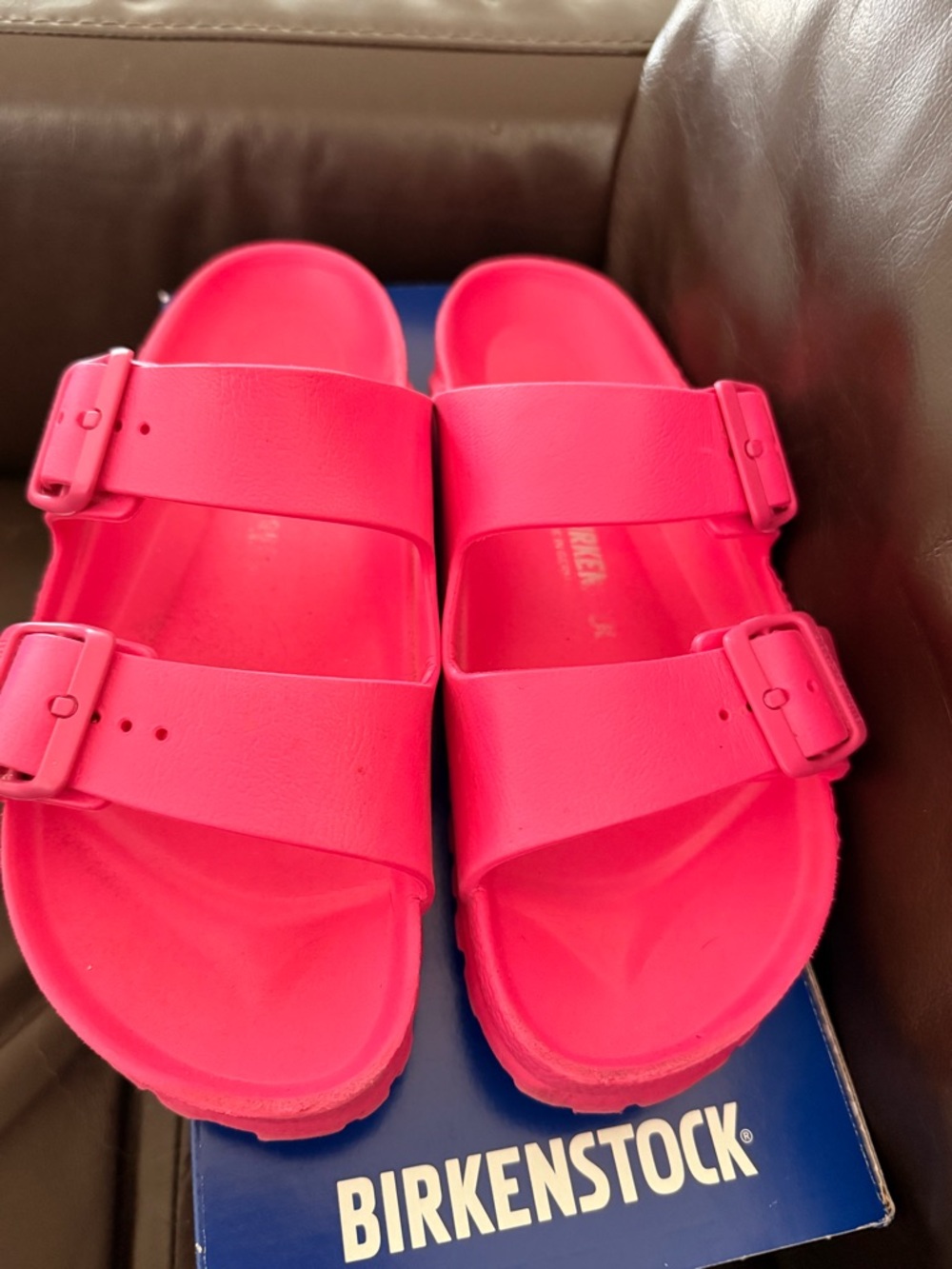 Birkenstock Arizona EVA Sandals - Hot Pink - Picture 3 of 4